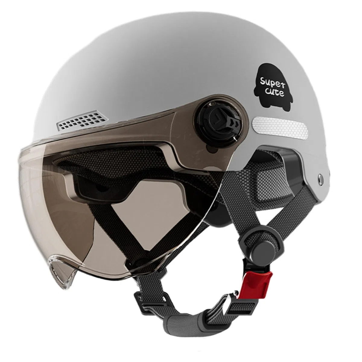 Medio casco para motocicleta, gorro de seguridad para motocicleta de cara abierta | Casco de moto para adultos, protector solar de cara abierta | Cruiser Scooter motocicleta medio sombrero de segurida