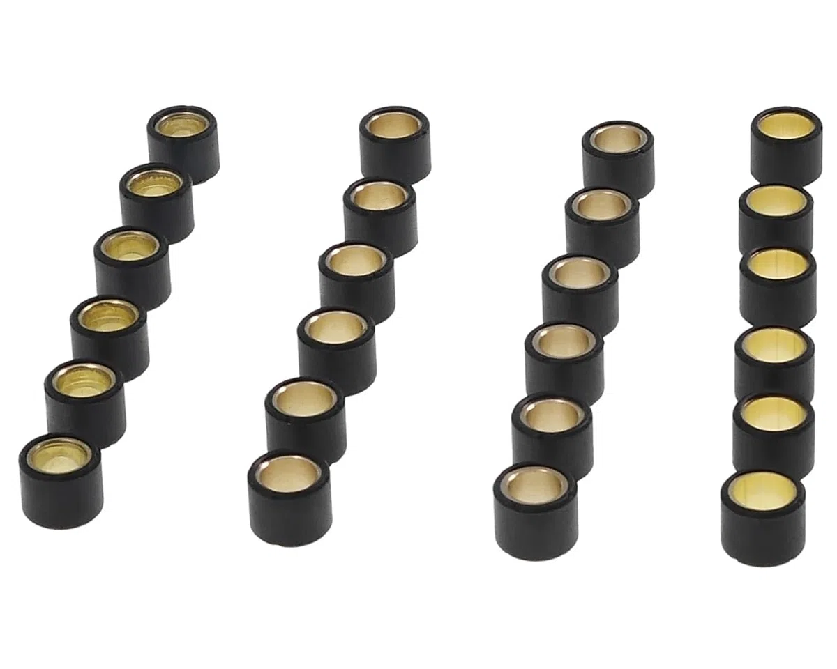 2EXTREME juego rodillos 15x12mm 4g/4,5g/5g/5,5g compatible con Yamaha Neos, Aerox, Jog 50