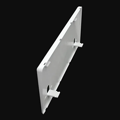 MPK - Cubierta de invierno para frigorífico, rejilla de ventilación, caravana, barco, plástico, color blanco