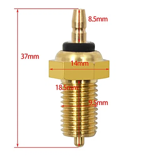 Piezas de motocicleta Interruptor neutro para Yamaha Big Bear Bruin Raptor 250 350 700 Grizzly 350 400 450 550 660 700 80 Kodiak 400 450 Sensor de temperatura del agua