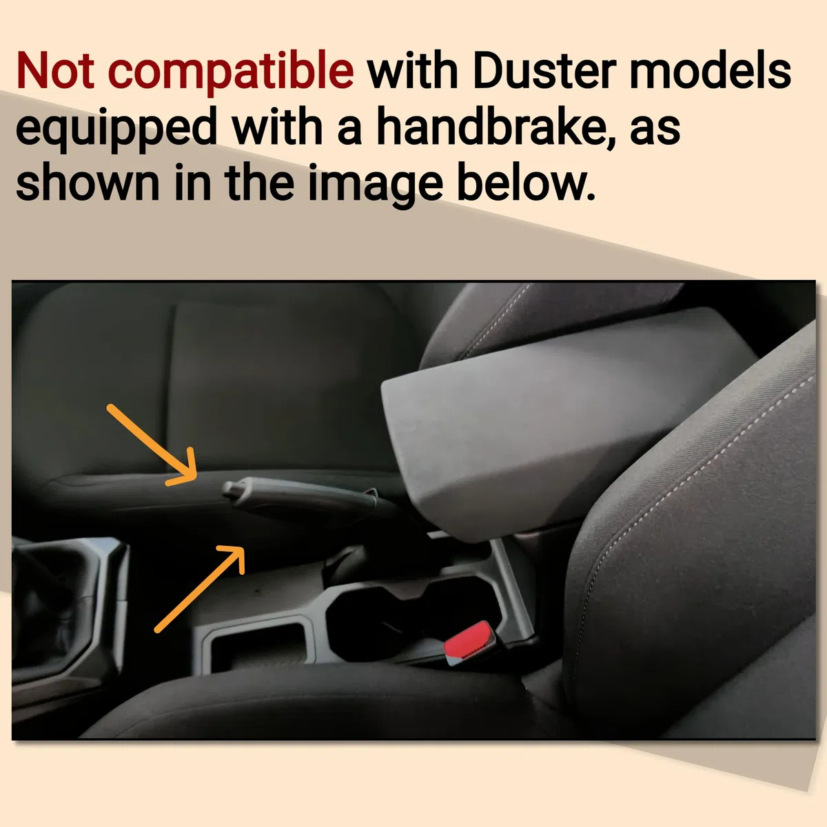 Bandeja para Consola Central Compatible con Dacia Duster 3 2024-2025 2026 Caja de Almacenamiento Reposabrazos con Tapete Antideslizante, Accesorios de Organizador para Coche (Negro)