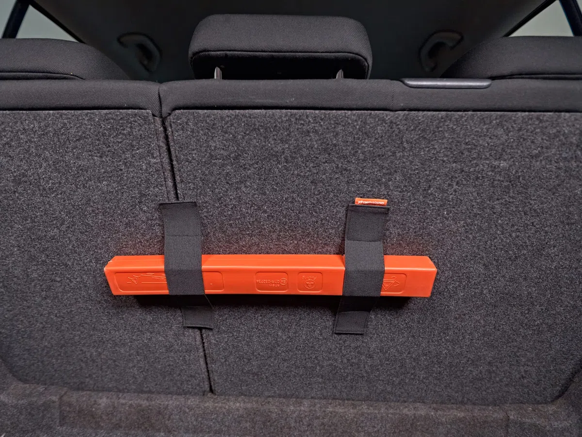tiras de Cierre de autoadherente para coche tres juegos cada uno con dos piezas 20x5x0,3 cm, organizador de maletero, flexible, resistente, impermeable, para fijar objetos transportados