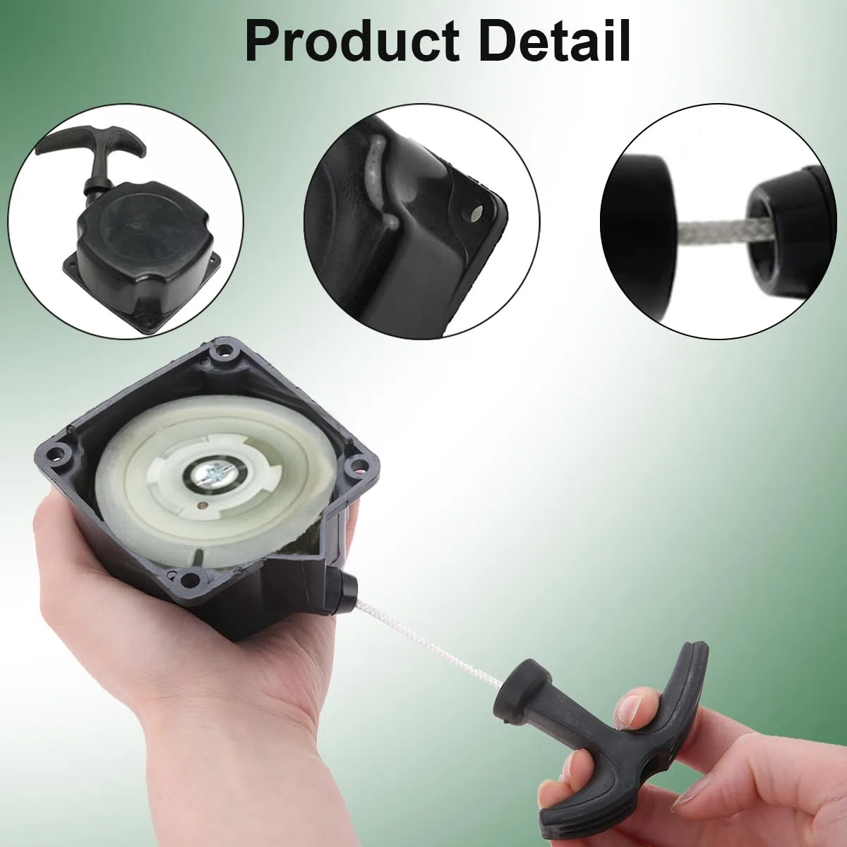 ZAMDOE 40-5 Arranque de Retroceso Arranque de tirón Desbrozadora 67 x 67 mm para desbrozadora Cortadora de césped Scooter para Motovox MVS10 Scooter de Gasolina 49cc 47cc 43cc Motores Pieza