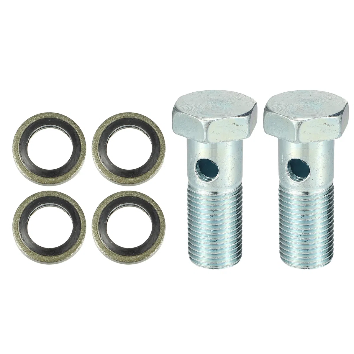 QUARKZMAN 2 Juego Adaptador Universal de Tornillo Banjo para Freno M16 x 1.5