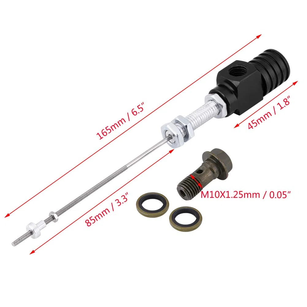 Cilindro Maestro de Embrague hidráulico M10 x 1,25 mm, Bomba de Freno, Ajuste Universal para Motocicleta, ATV, Moto de Cross
