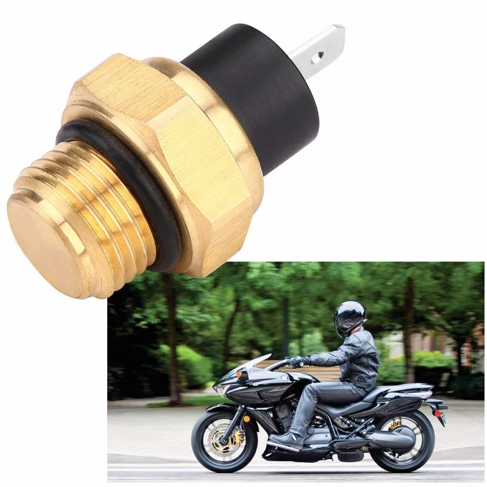Aramox Interruptor del ventilador del radiador para VFR700F VFR750F VFR800 VTR1000F VT600 VT750 VT1100 37760-MT2-003