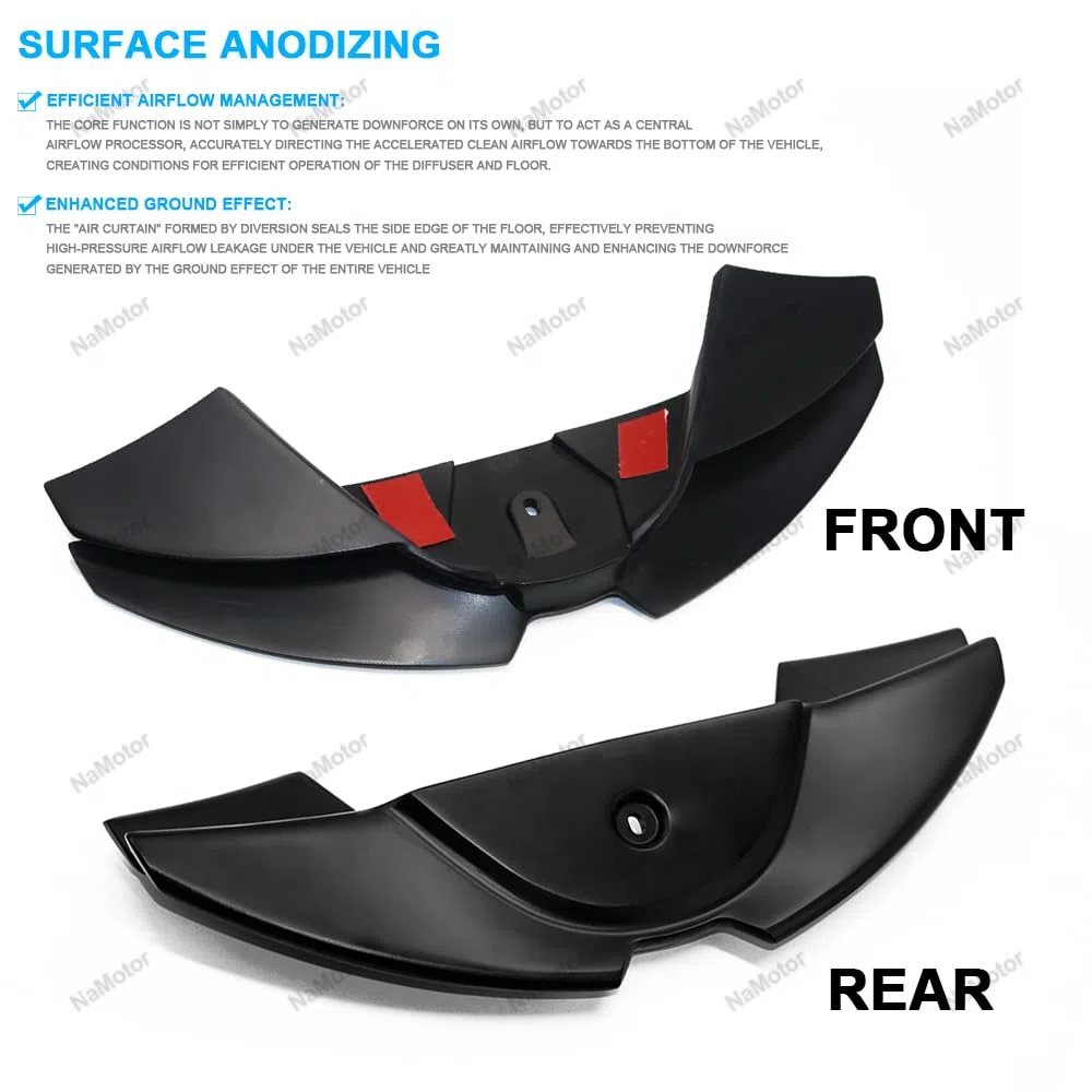 Alerón delantero para MT 07 MT07 2024 2025 Kit de ala aerodinámica de alerón delantero Winglet