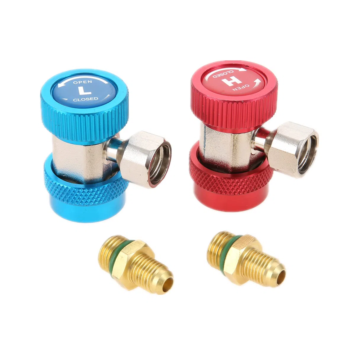 Adaptador de Conector de Acoplamiento Rápido de CA R134a DE 1/4" SAE HVAC