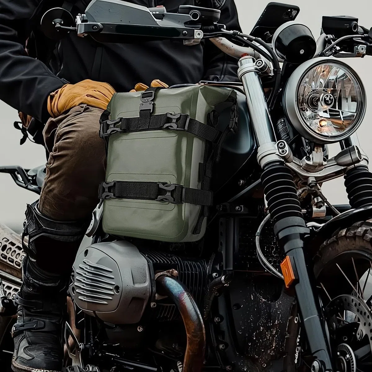 Bolsas para Barra Protectora, Paquete de Equipaje, Bolsa de Accesorios para Motocicleta | Alforjas para Bolsa con Marco de Barra Protectora | Bolsa de Barra Protectora de Marco, Bolsas
