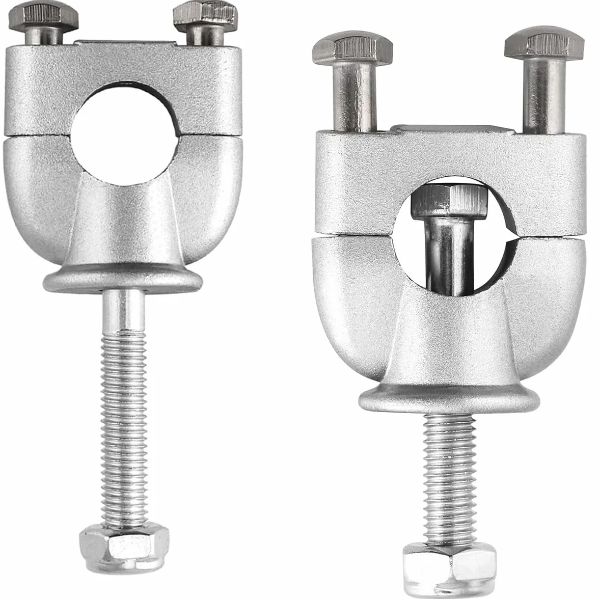 ZAMDOE Elevadores de Manillar de Motocicleta de 7/8" (22 mm), Abrazadera Universal de Montaje para manillares, Adaptador para elevadores de Manillar de Motocicleta, Motocross, ATV, Todoterreno