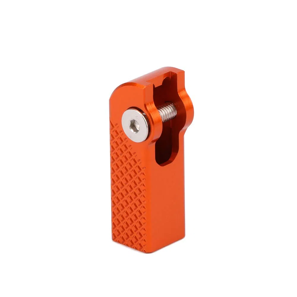 JFG RACING Moto CNC Pedal de freno trasero Reforzan la placa + punta de palanca de palanca para SX SXF XCF 2015-2019, 125-501 todos los 2017-2019
