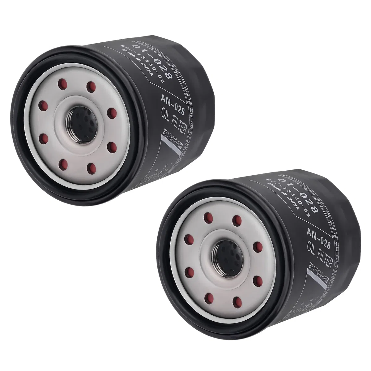 Road Passion 2*Filtro de aceite 69J-13440-04-00 69J-13440-03-00 Compatible con Yamaha F150 F175 F200 F225 F250 Outboard Engine FX HO Cruiser SHO SVHO FSH190 195 212 222 242 252 255 275 AR SX 240 250