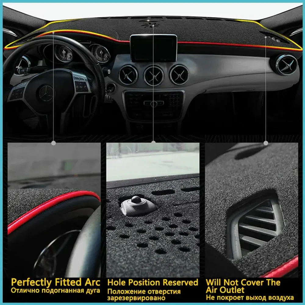 Cubre Salpicadero Alfombra Anti-UV Alfombra Salpicadero Coche Interior Coche Apto para Renault Megane 3 MK3 2008~2015 2009 2010 2011 2012 2013 Coupe CC GT