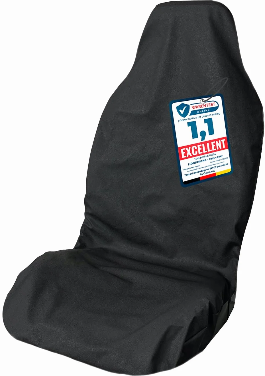 LIONSTRONG - Protector Universal para Asiento de Coche - Funda Asiento Coche - Material Impermeable (Poliéster)