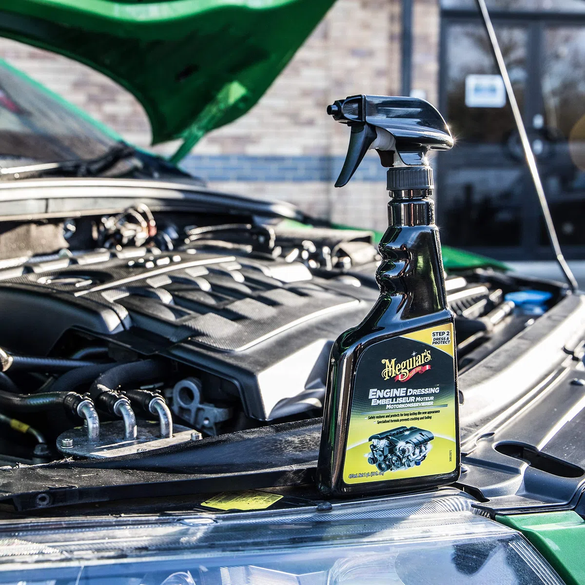 Meguiar's G17316EU Engine Dressing - Abrillantador de motor, 450 ml.