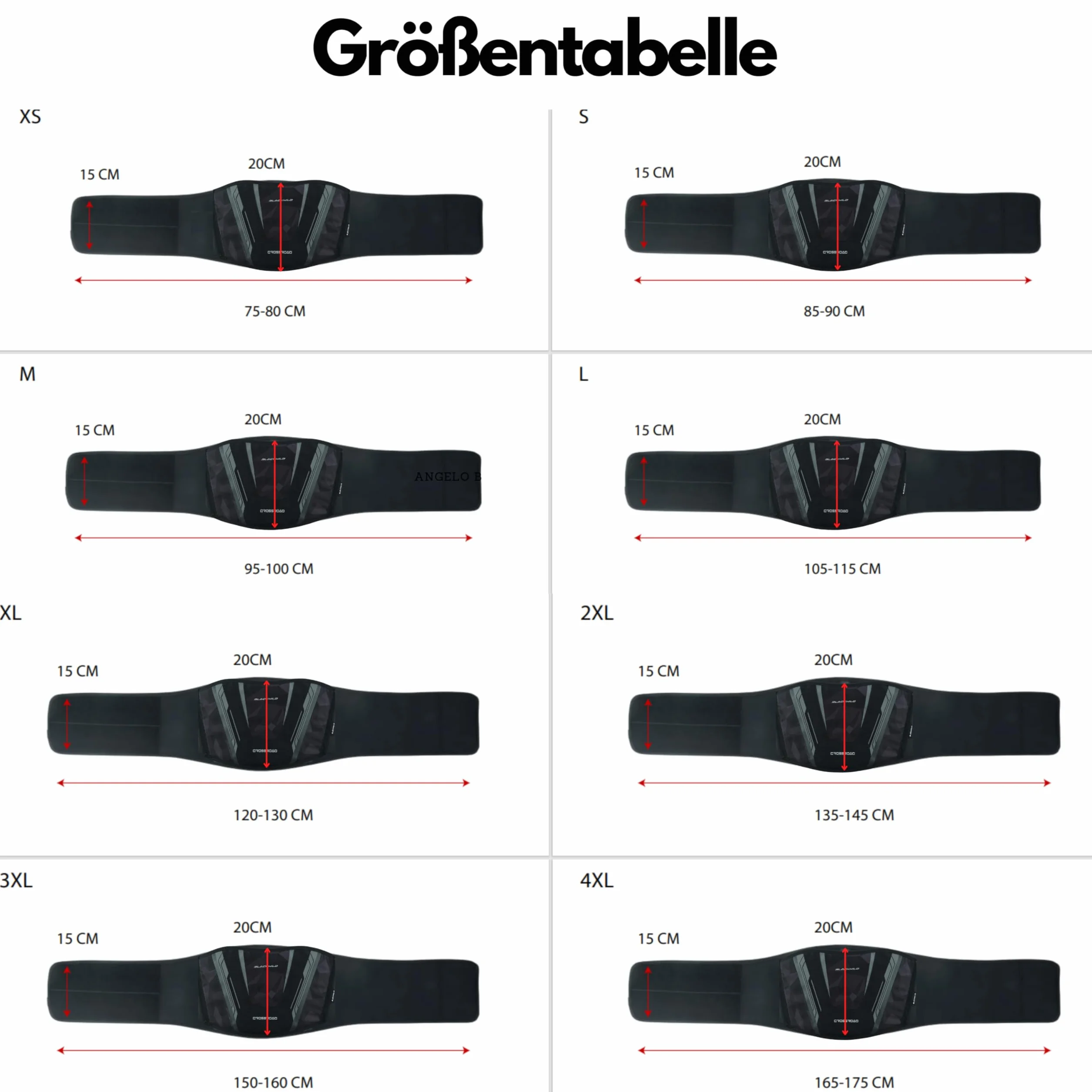 Blackwild - Cinturón lumbar de neopreno para motocicleta | Calentador de riñones de neopreno para una estabilización eficaz | Cinturón lumbar para moto para hombre y mujer