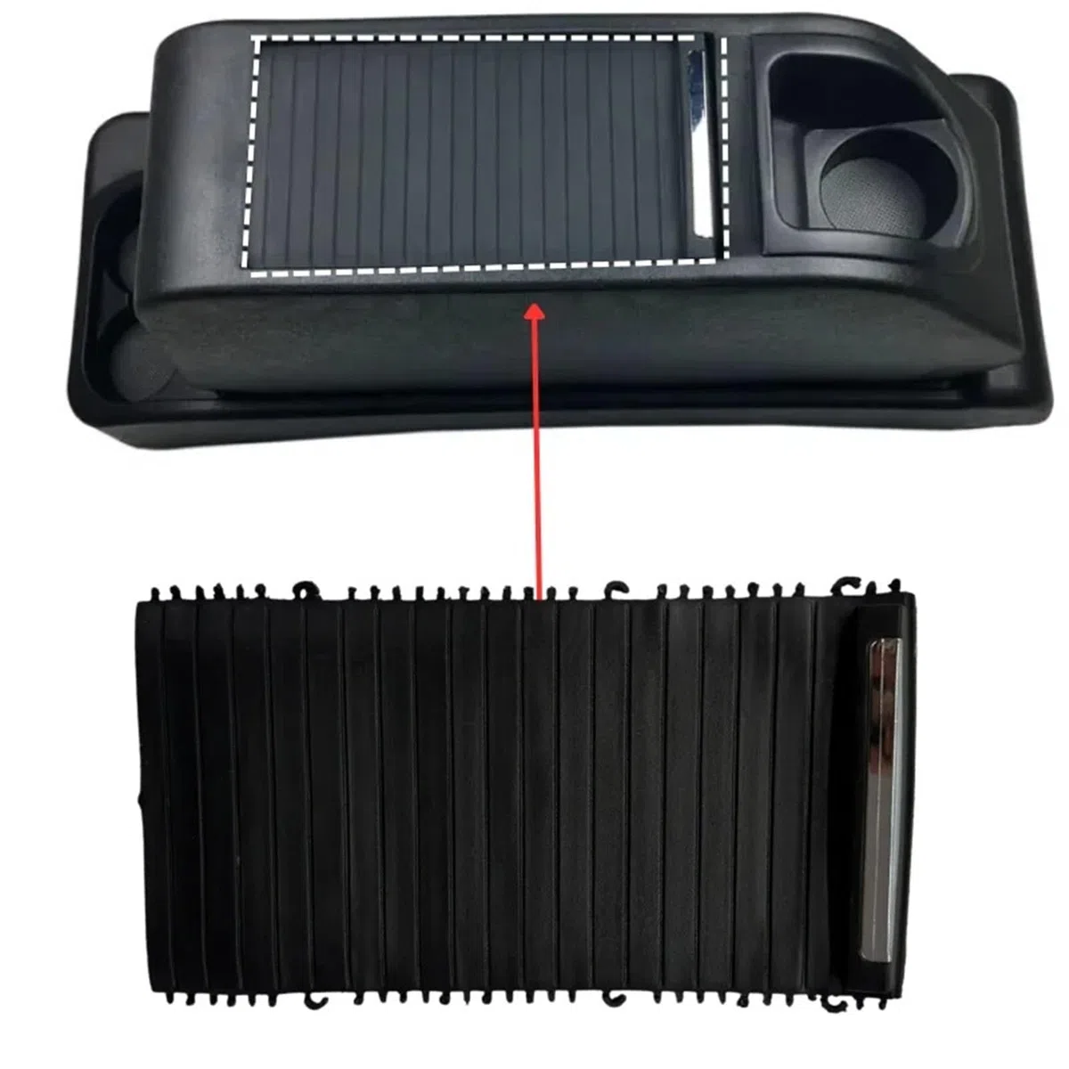 Reposabrazos Coche Para Peugeot Para Partner 2008-2018 Consola Central Reposabrazos Caja Almacenamiento Placa De Cubierta Portavasos Cortina Tirador 7591.7 Consola Central