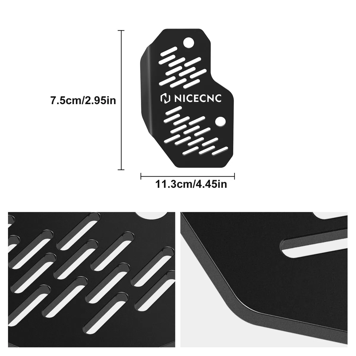 NICECNC Cubierta de protección del Cilindro Maestro Trasero Negro Compatible with Raptor 700 YFM700 2006-2011 2013-2026, Raptor 700R YFM700R 2012 2016-2026, YFZ450R, YFZ450X, Ver Accesorios