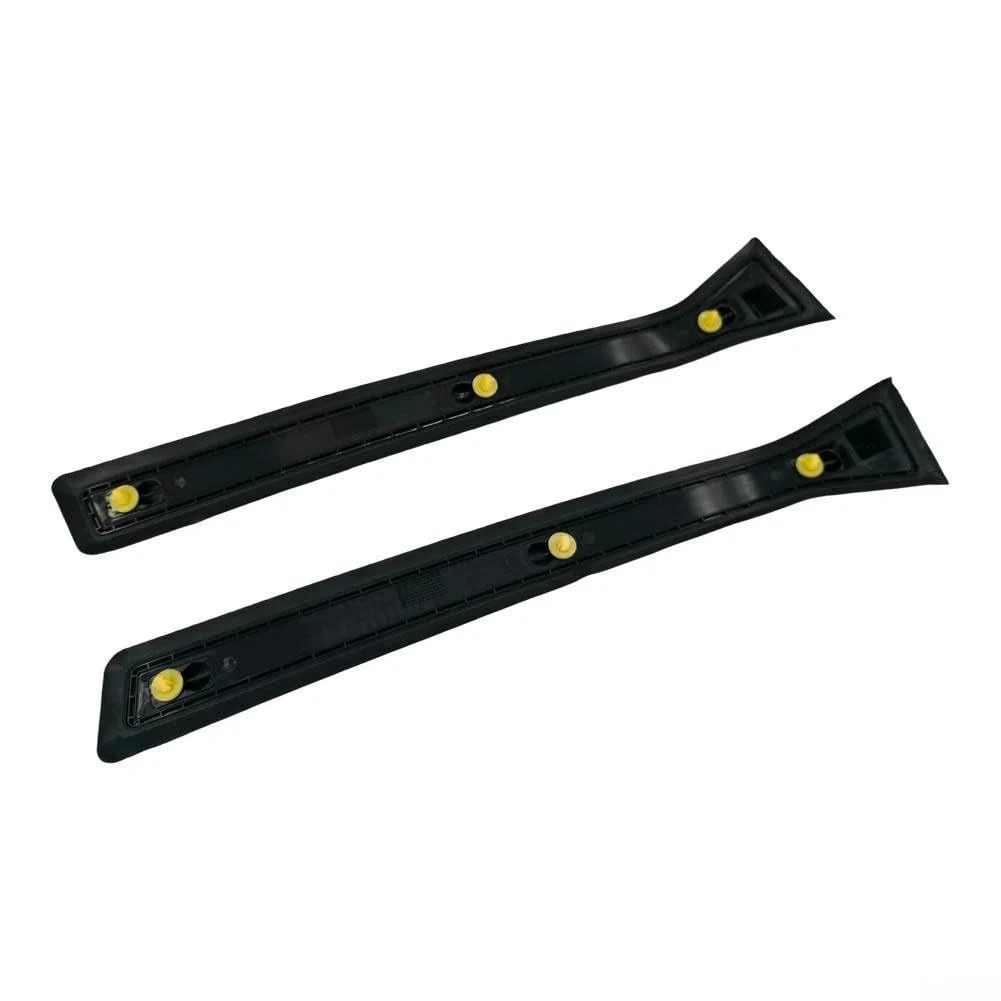 Tira de sellado de pilar B para puerta de coche izquierda y derecha, panel exterior ABS negro, compatible con Vauxhall Astra H 2004-2010 y Astra H 2004-2010 OEM 13123710 13123711 piezas de repuesto