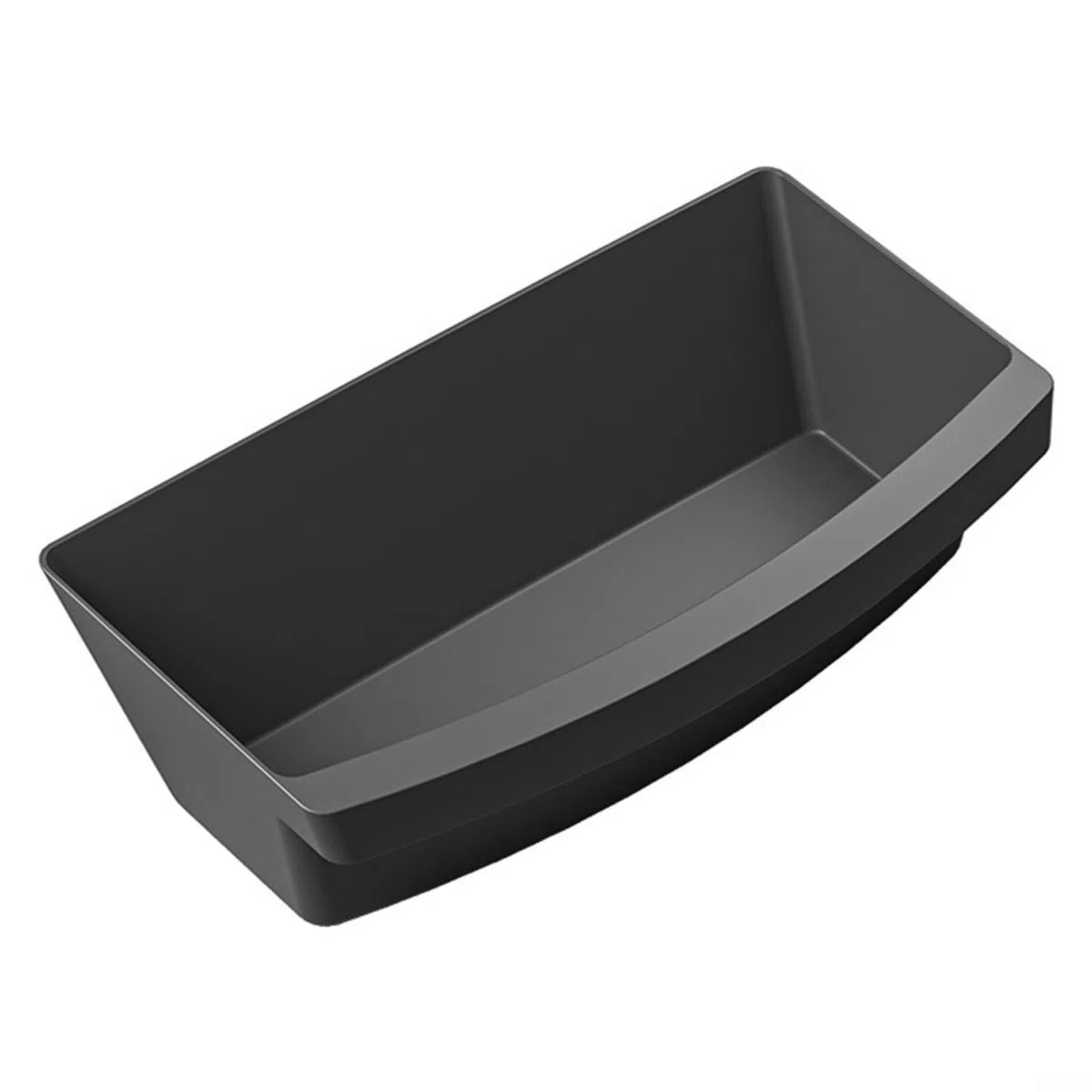 Caja de almacenamiento para cajón de asiento delantero Tesla Model Y 2025, almacenamiento bajo el asiento, organizador interior de TPE, color negro, 36 x 16,4 x 9,5 cm