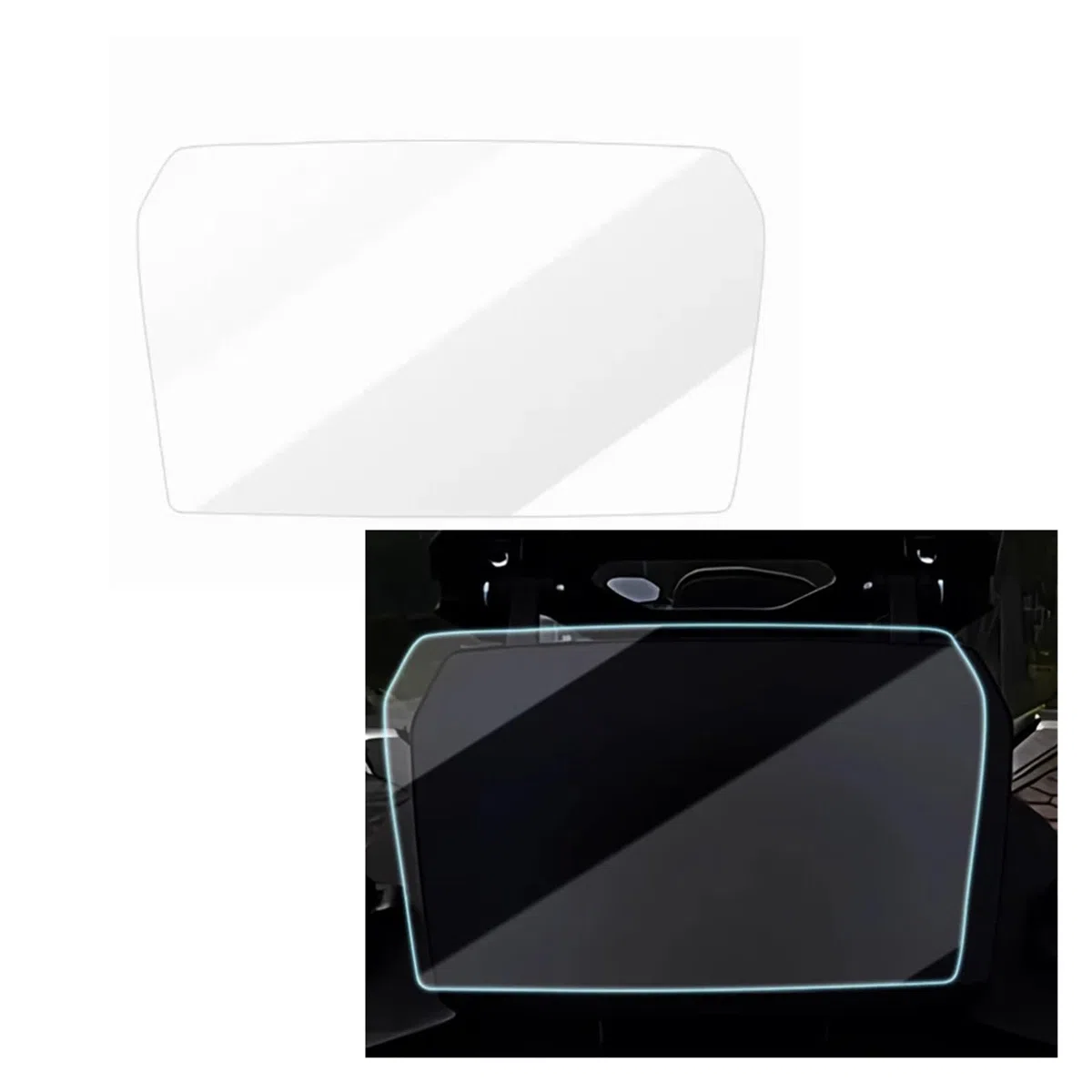 Moto Protector Pantalla Salpicadero Protector Pantalla Tablero Película TPU para Arañazos Grupo Motocicleta Antiaceite A Prueba Arañazos para Loncin VOGE DS900X 900DSX DSX 900 2024
