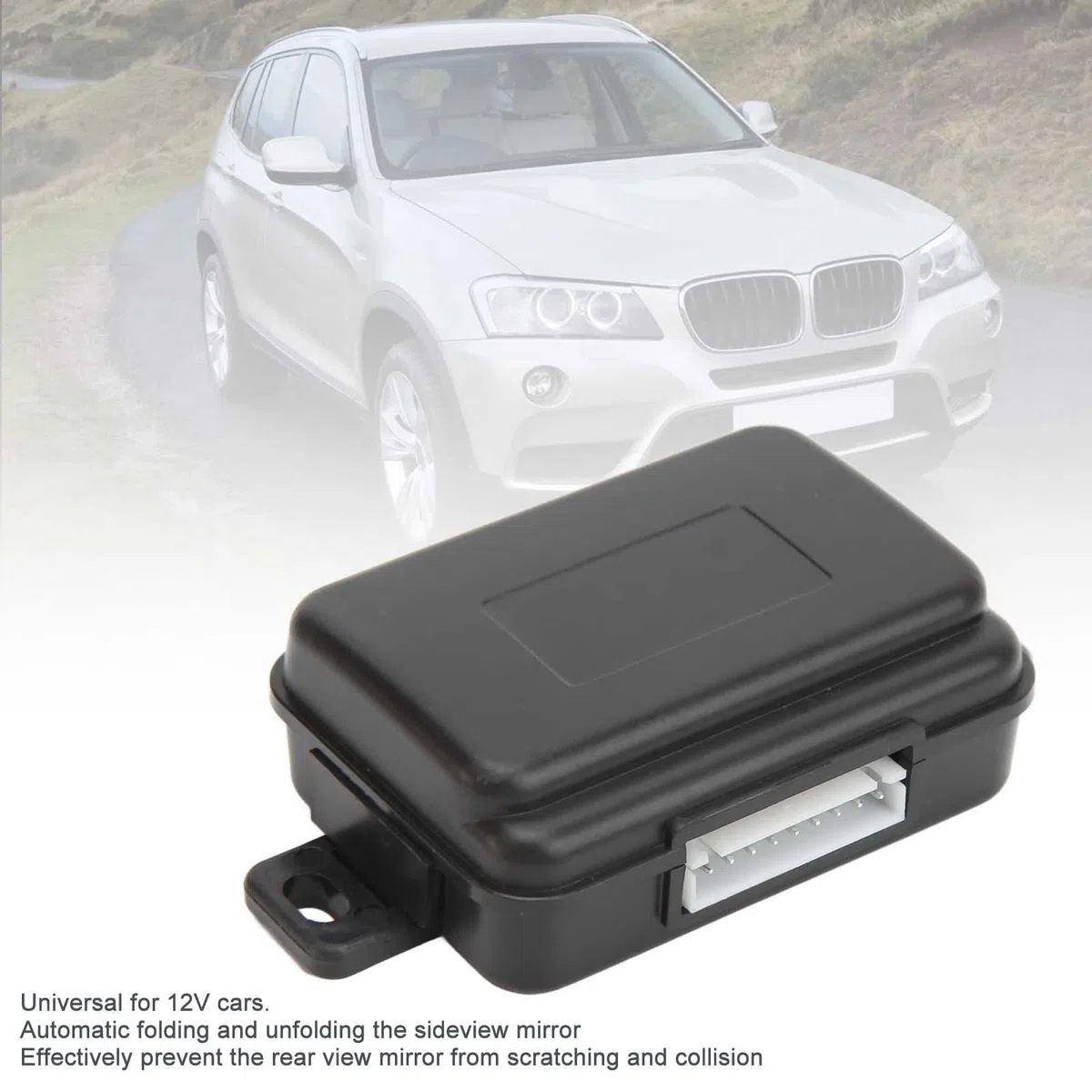 HERCHR Módulo De Espejo Plegable Automático, Kit Plegable De Espejo Lateral del Automóvil Espejo Retrovisor Control Inteligente Sistema De Despliegue Plegable Accesorios Universales para Automóviles