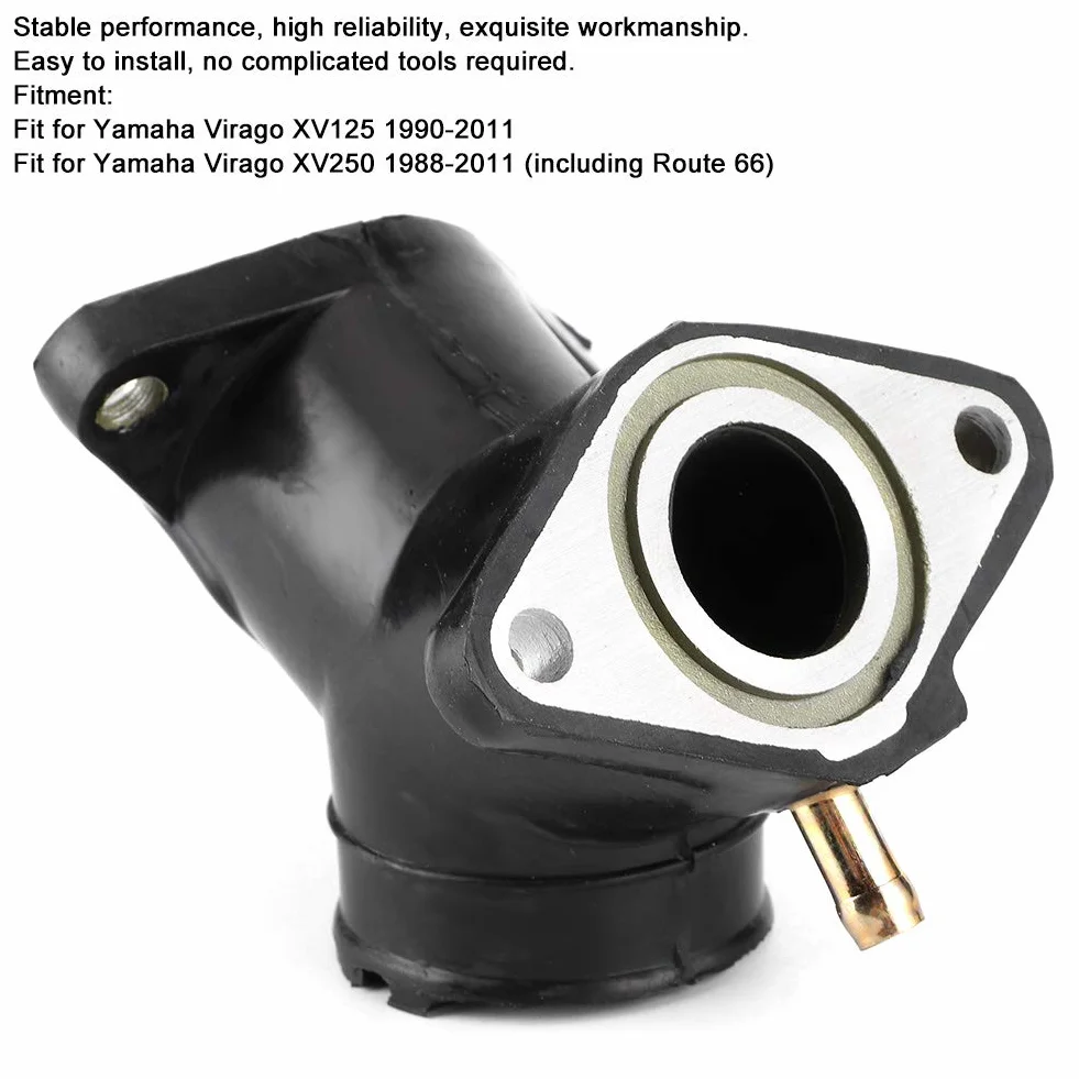 Accesorio de arranque de junta de interfaz de carburador de motocicleta Gorgeri, colector de admisión, arranque de carburador apto para Virago XV125 XV250