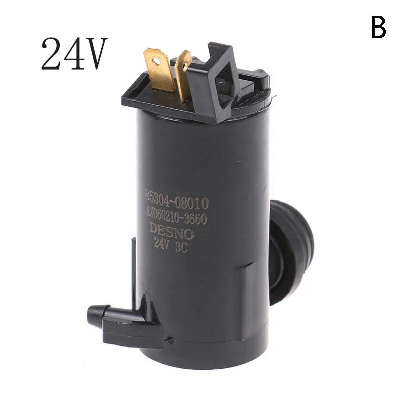 1pc 12v 24v Universal Coche limpiaparabrisas limpiaparabrisas Bomba de Agua Jet Motor autopartes (Color : B)