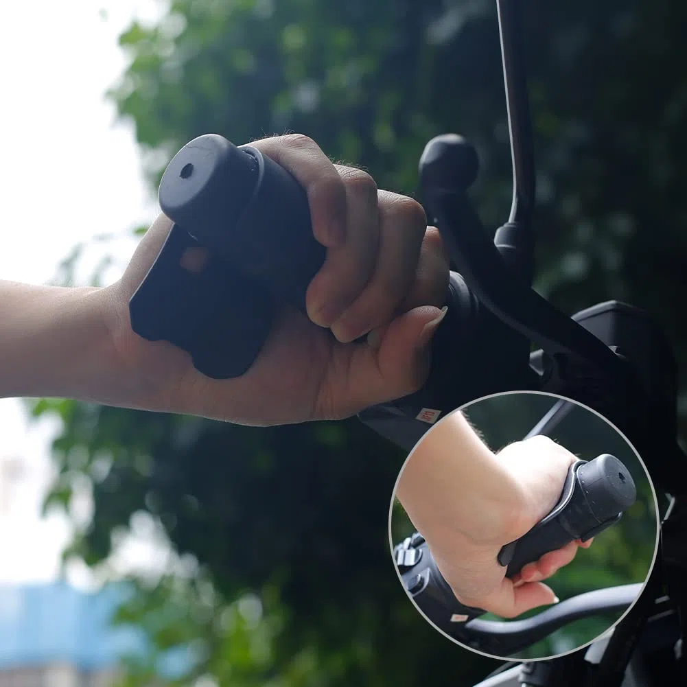 Soporte universal para acelerador de motocicleta, acelerador de motocicleta, ayuda para crucero, acelerador de muñeca, control de descanso, acelerador de control de crucero, acelerador de mano