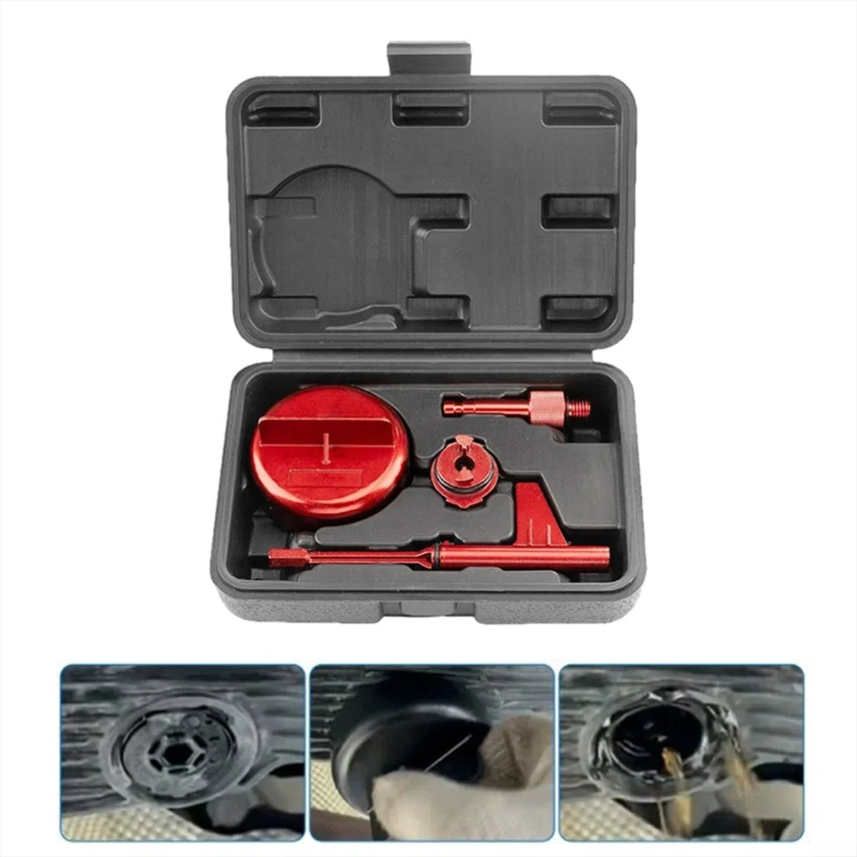 4 unids Metal Transmisión Aceite Llenado Adaptador Herramienta Set 725.0 9-Velocidades Automática Caja De Cambios OEM 725589029000 725589009000 725289229000