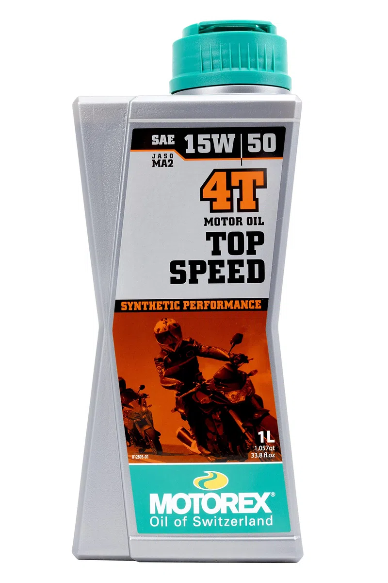 Motorex Aceite de Motor Sintético 15W50 Top Speed 4T Motorex 1 Litro