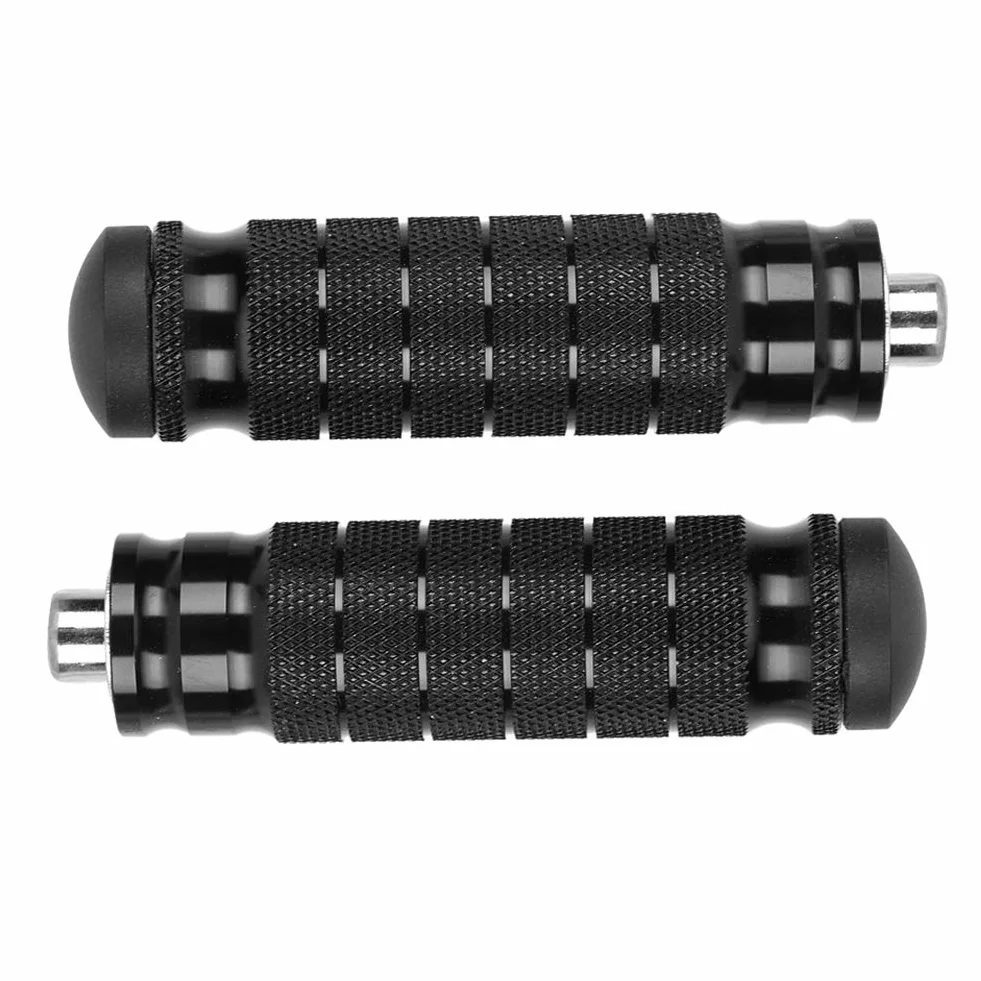 Nikou Reposapiés de motocicleta M8-2 piezas Reposapiés traseros CNC Pedales de clavijas de reposapiés antideslizantes universales M8 con pernos de montaje de 8 mm
