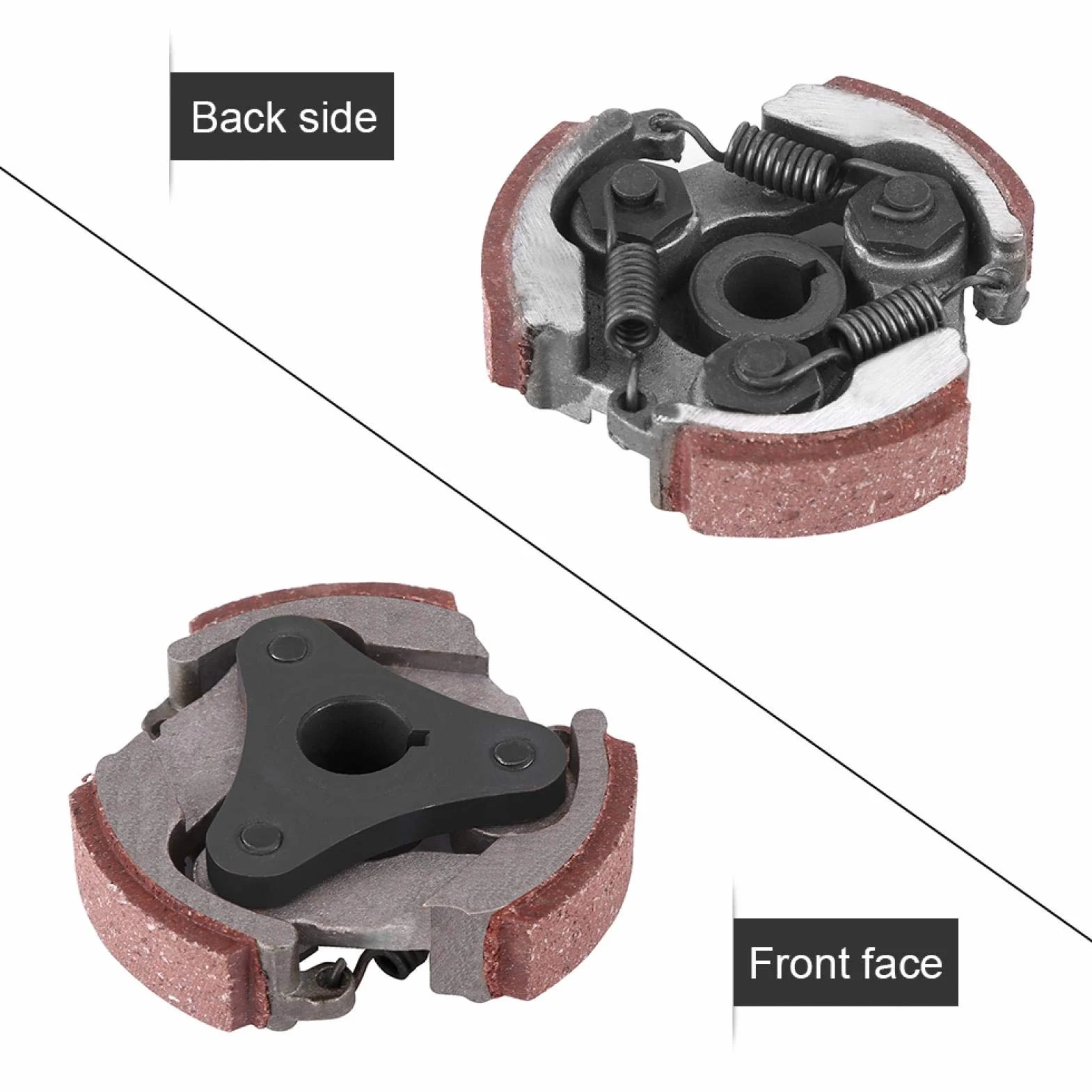 KIMISS Placa de Embrague para Moto, para Mini ATV y Scooter, con 3 muelles, Compatible con y 2 Tiempos