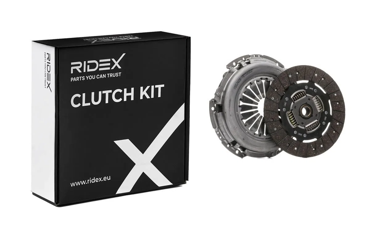 RIDEX 479C3170 Kit de embrague con placa de apriete de embrague con plato de embrague sin cojinte de desembrague Compatible con FORD Transit Mk6 Furgoneta V347, V348, FA