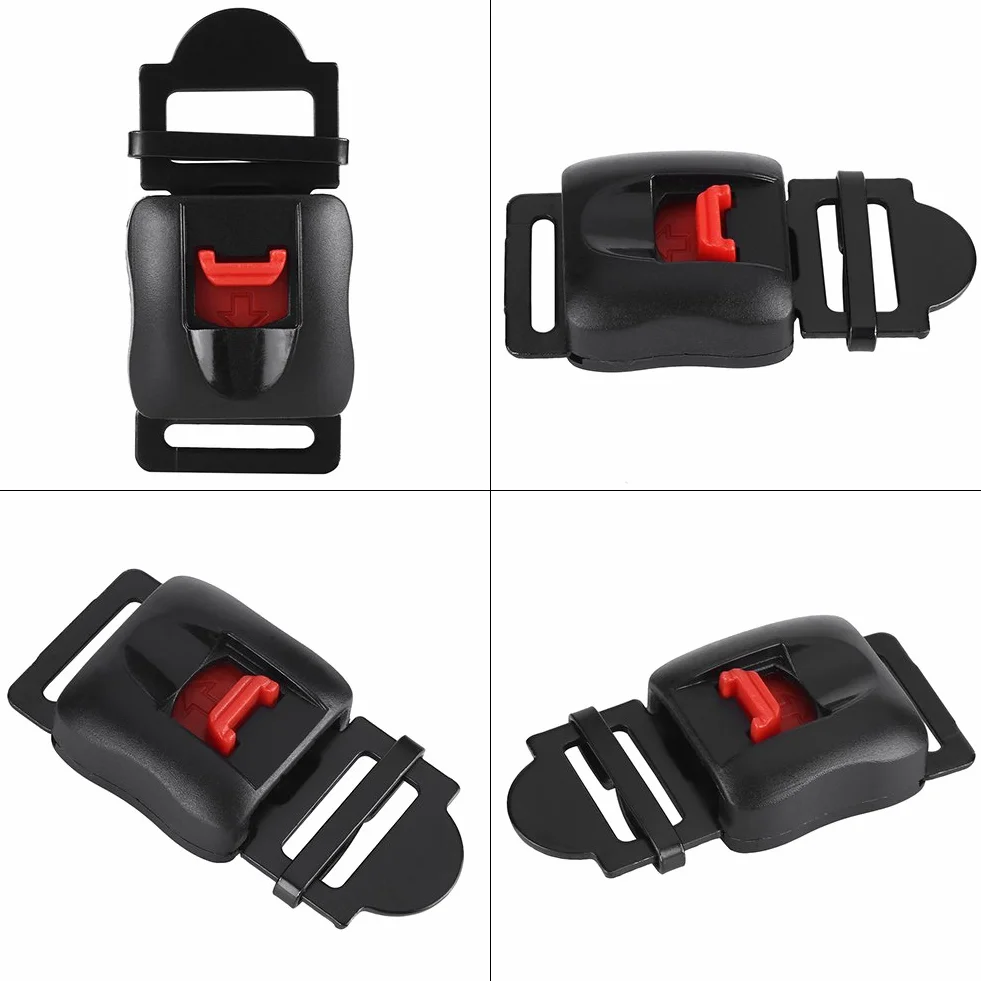 Yctze para Clip Casque Moto motorradhelm Hebilla de Casco de Motocicleta, 5 Piezas Cascos de Motocicleta de Metal de plástico Clip de Velocidad Correa de Barbilla Kit de Hebilla de desconexión de li