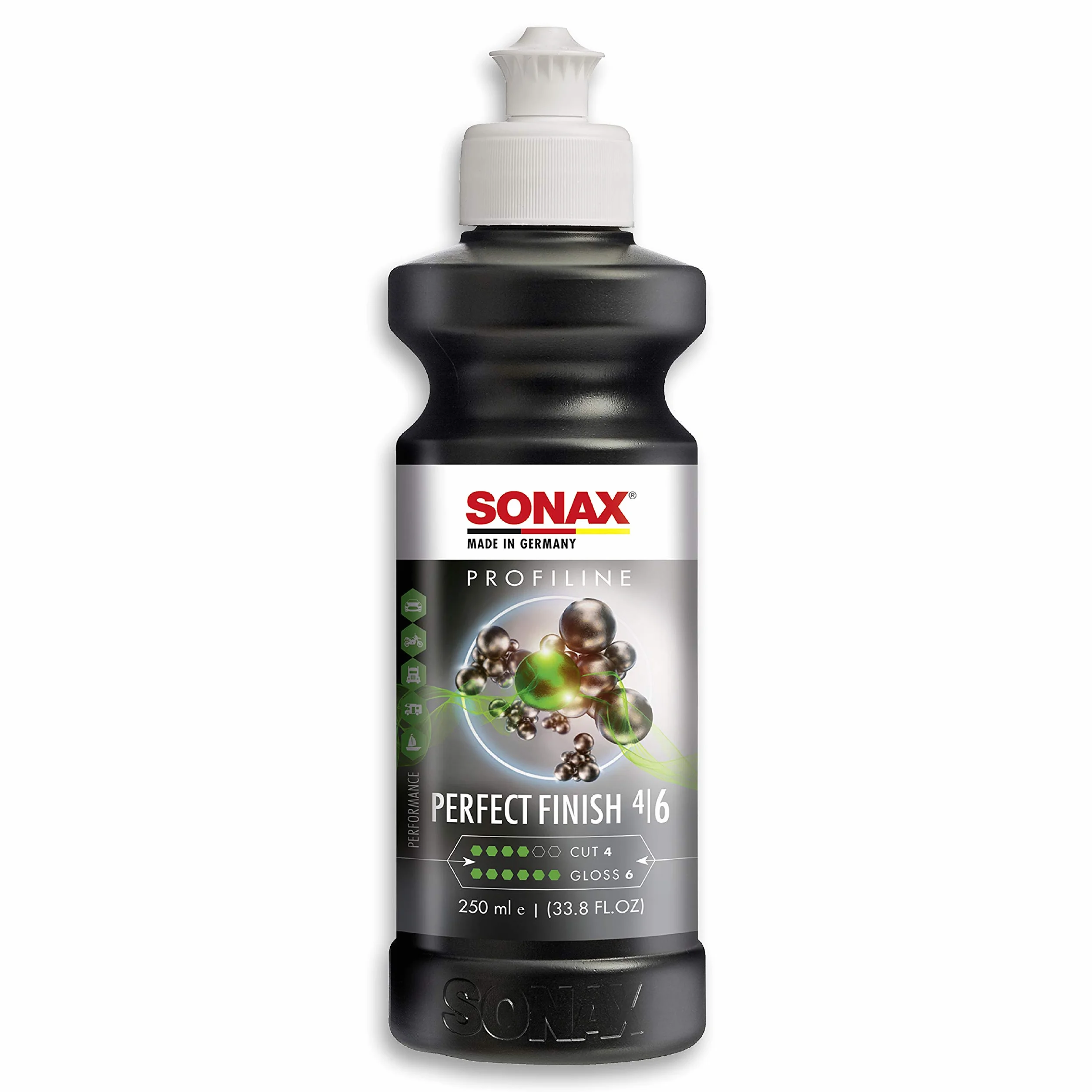 SONAX PROFILINE PerfectFinish (250 ml) pulimento de acabado para un pulido brillante sin hologramas | N.° 02241410