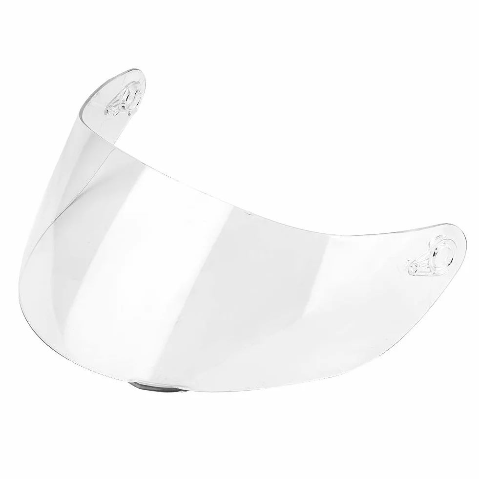 Akozon Casco de Visera de Motocicleta, Escudo Facial Completo Lente del Casco Parabrisas para AGV K1 K3 SV K5 K5-S(Transparencia)