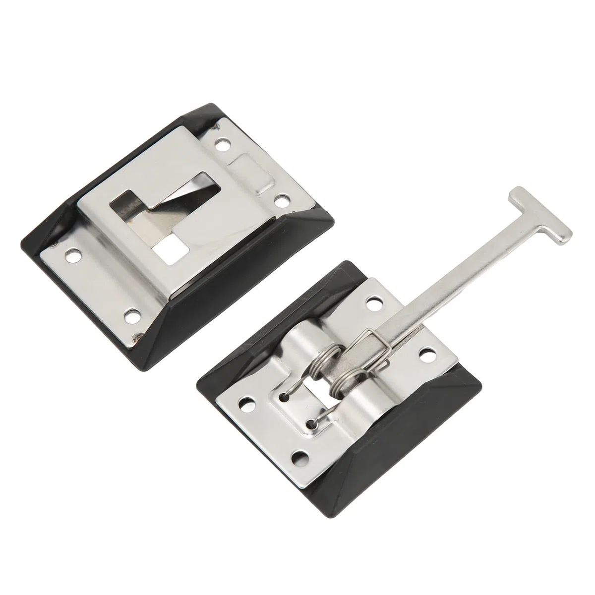 Soporte para Puerta de Remolque Estilo T, Acero Inoxidable 316, Resistente, Universal, Entrada Pulida para RV, Remolque, Caravana, Casa Rodante