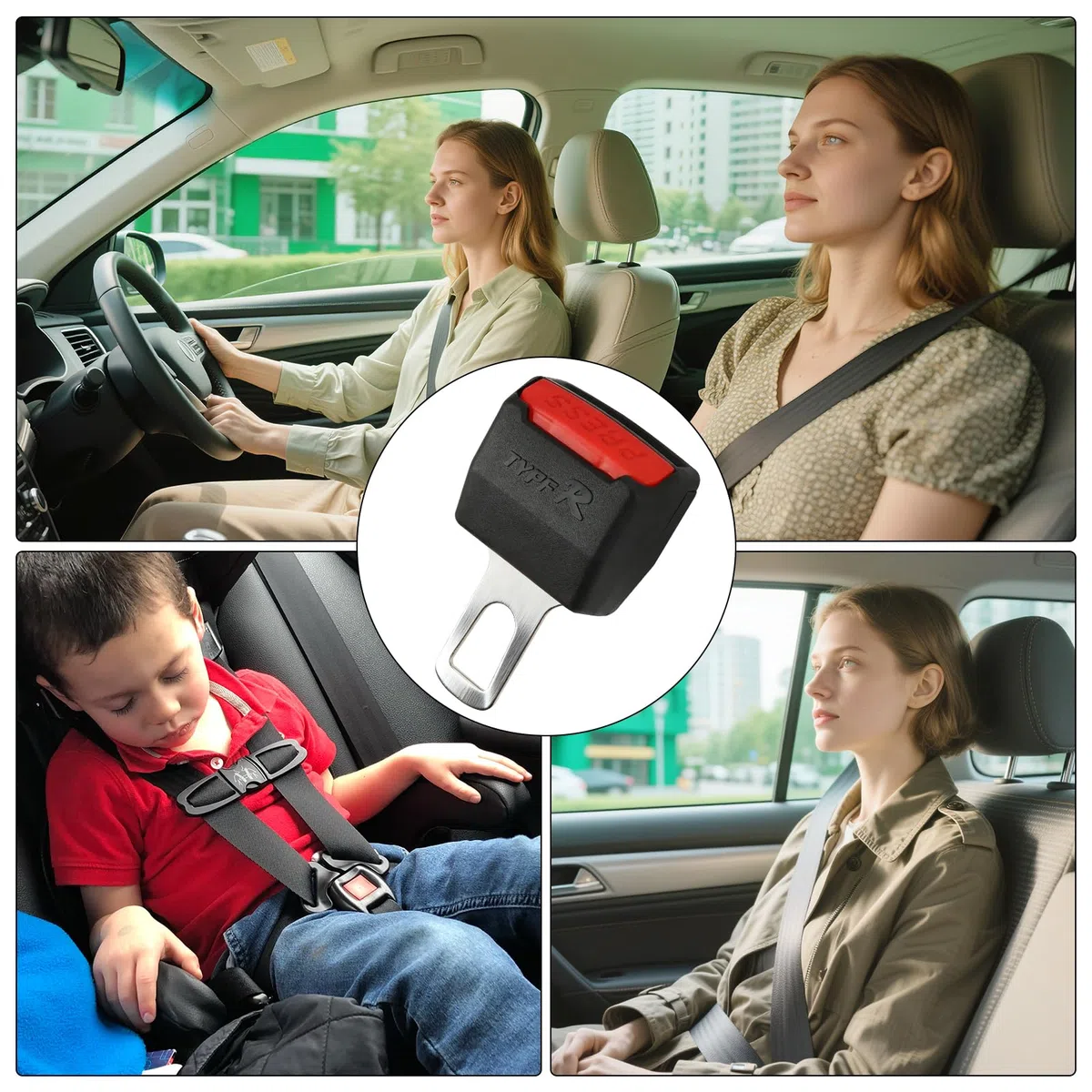 2 Piezas Interior de accesorios para automóvil 8.7CM， Adecuado para Piezas de Repuesto de la Mayoría de las Piezas de Coche
