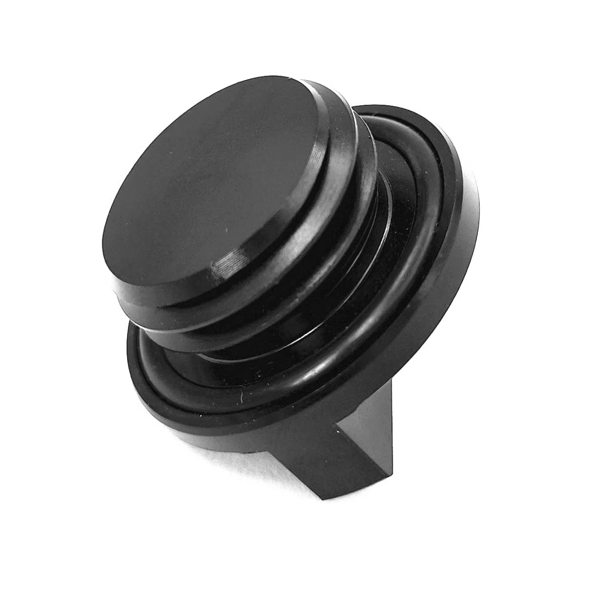 Tapón de llenado de aceite de motor de aluminio CNC Compatible con Yamaha YZF R1 R3 R6 R25 R125 600R 750R 1000R MT01 MT03 MT07 MT25 FZ1 FZ6 FZ07 FZ8 FJR1300 FZR FZS TDM XVS650 TZ250 (Negro)