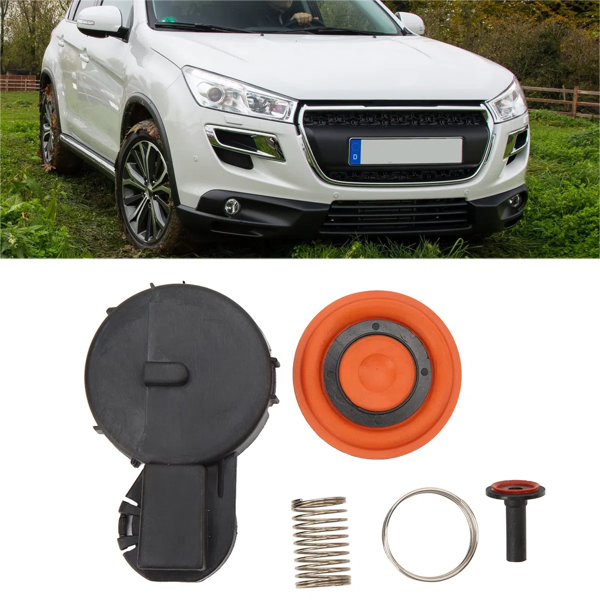 Cubierta de Válvula PCV, Motor 0248S0 con Reemplazo de Membrana para 3008 1.6HDI 2009‑2016 31330335 20092016