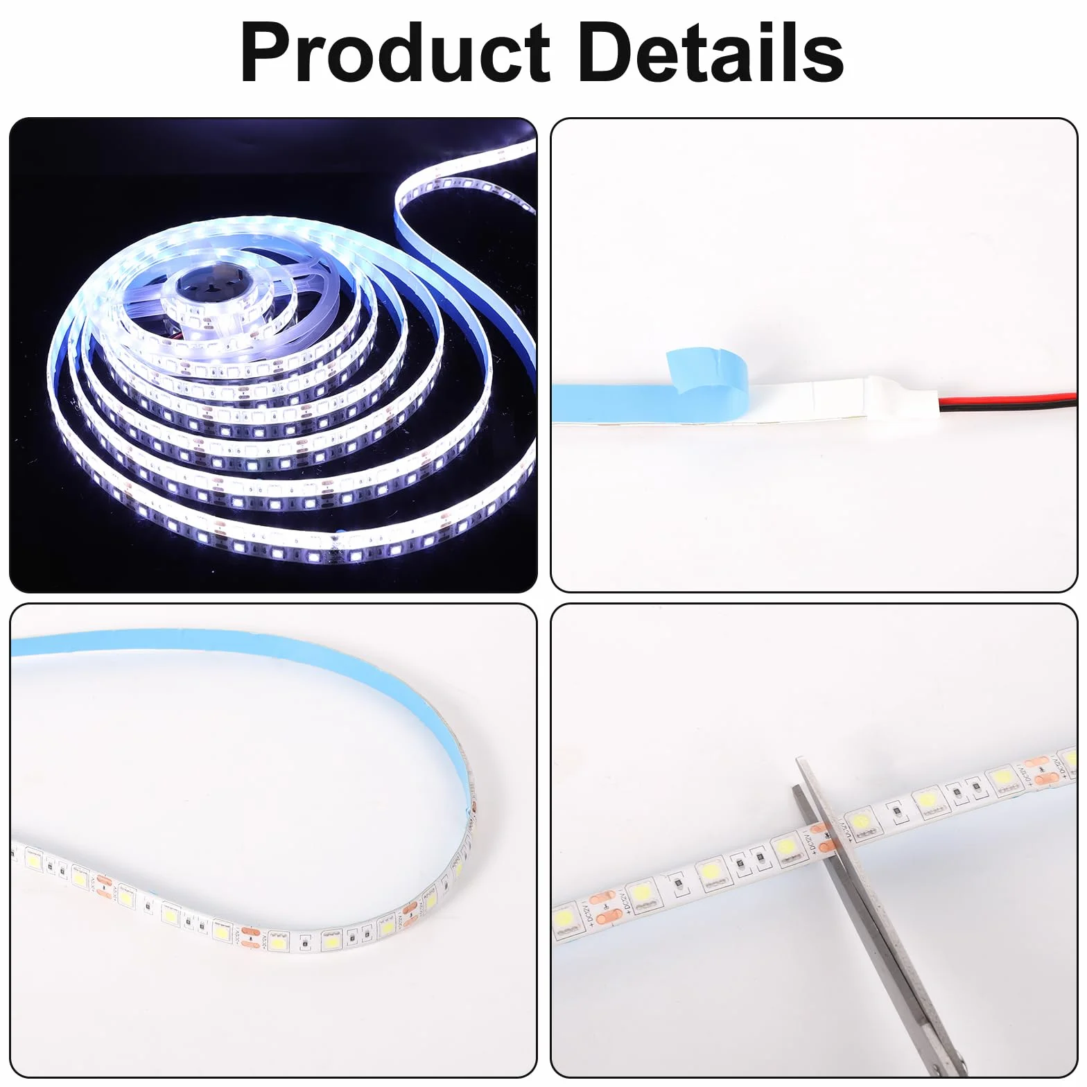 KINBOM RV Underglow LED Light Kit, 12V 5m Color Blanco Luz para Toldo de Camping RV Tira de Luz LED para RV Luces para Toldo RV para Autocaravana Remolque de Viaje Camiones de Comida