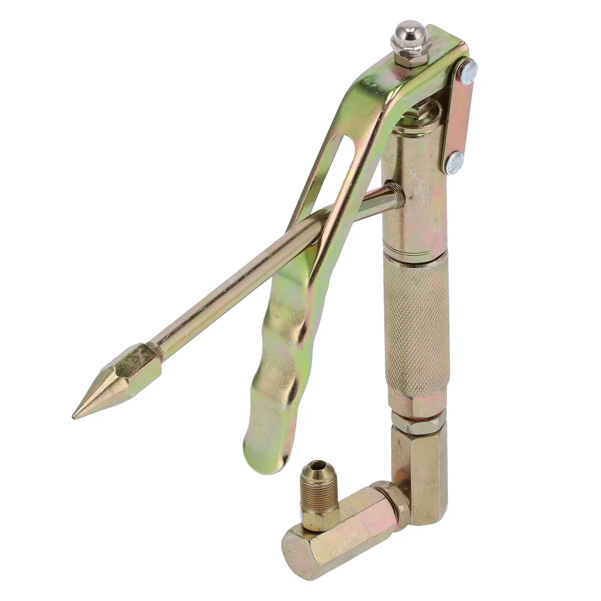 Pistola de Engrase, Empuñadura de Pistola Neumática de Alta Presión Pistola de Engrase Engrasador de Mano Rotación de 360 ​​Grados Herramienta de Acoplador de Reabastecimiento Accesorios de Engrase