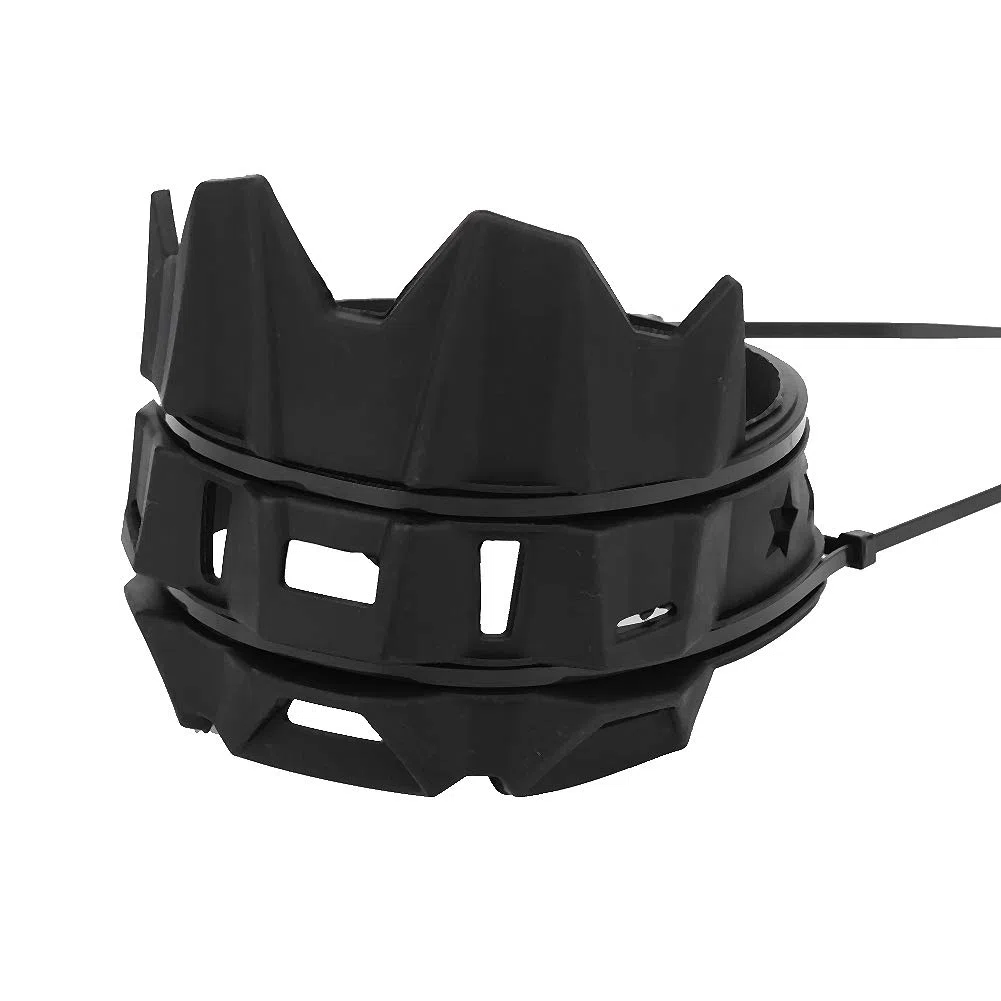 Protector Escape Moto, Protector Universal De Silicona para Tubo De Escape De Motocicleta (Negro)