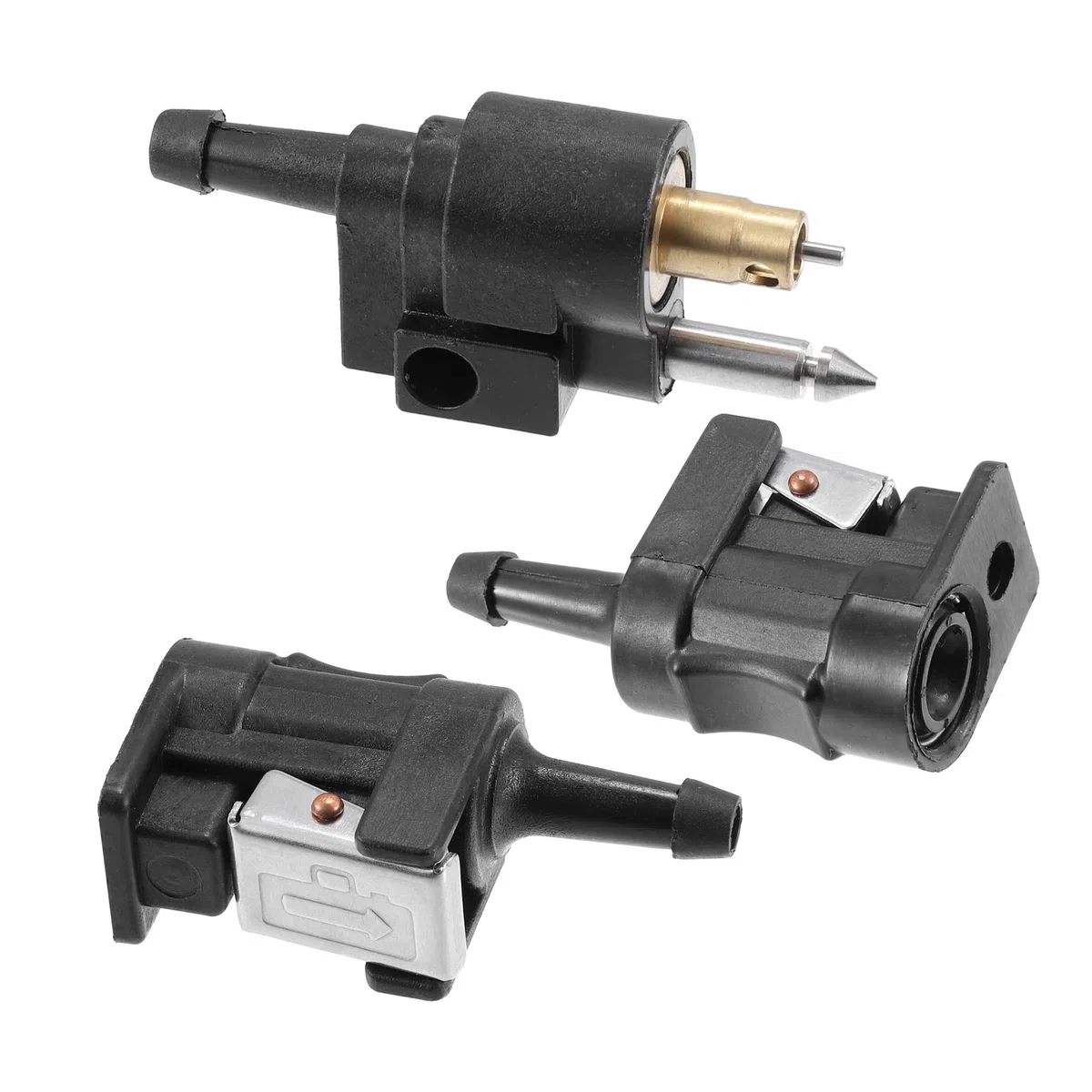 X AUTOHAUX 3uds Marino Barco Motor Combustible Línea Conector Accesorios Macho Accesorios