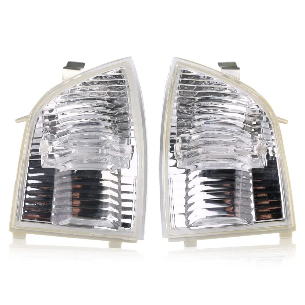 KIMISS Espejo retrovisor con luz intermitente para Focus C-MAX 2003-2013, señal direccional LED, ajustable y fácil instalación, compatible con modelos específicos