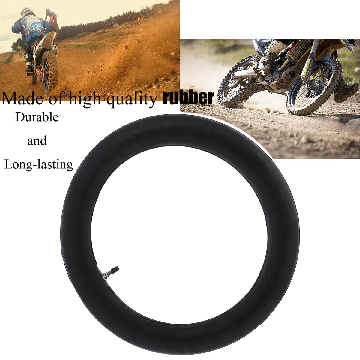 Tubo interior de suciedad, tubo interior de neumático de goma 2,5/2,75-14 60/100-14 para 50cc 110cc 125cc 140cc 150cc 160cc Dirt Pit Bike