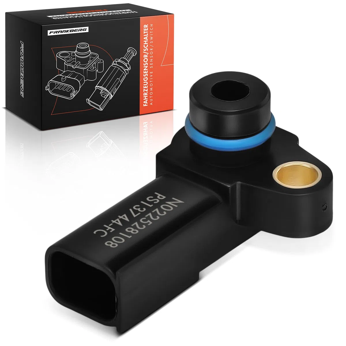 Frankberg Sensor de presión del colector de admisión Presión de sobrealimentación 3-Polos Compatible con R.a.n.g.e R.o.v.e.r Sport L494 R.a.n.g.e R.o.v.e.r Velar L560 Discovery V L462 Replace# AS697