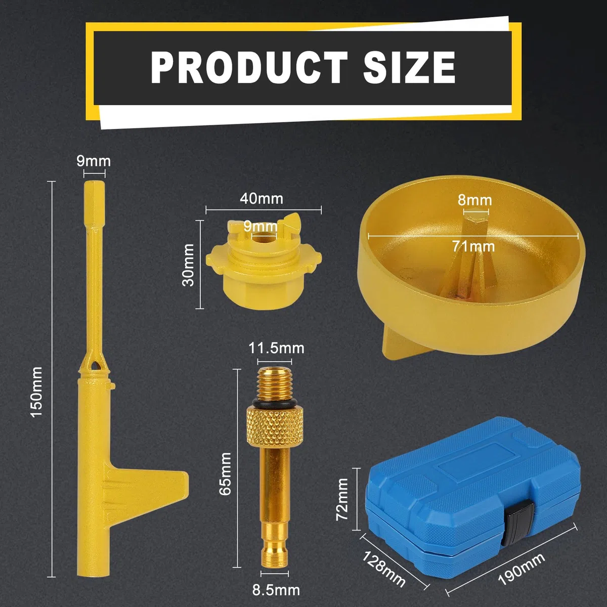 4 Piezas Adaptador de Herramienta de Tanque de Transmisión de Metal Completo Adecuado, Herramientas de Cambio de Aceite de Transmisión
