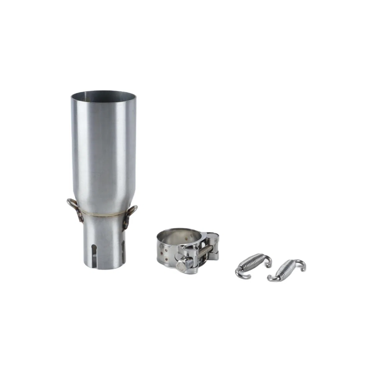 Ausi Conector adaptador de tubo de enlace central de escape de motocicleta 125, 300, 250 LT X10, diámetro interior de 32 mm a sección trasera de 51 mm